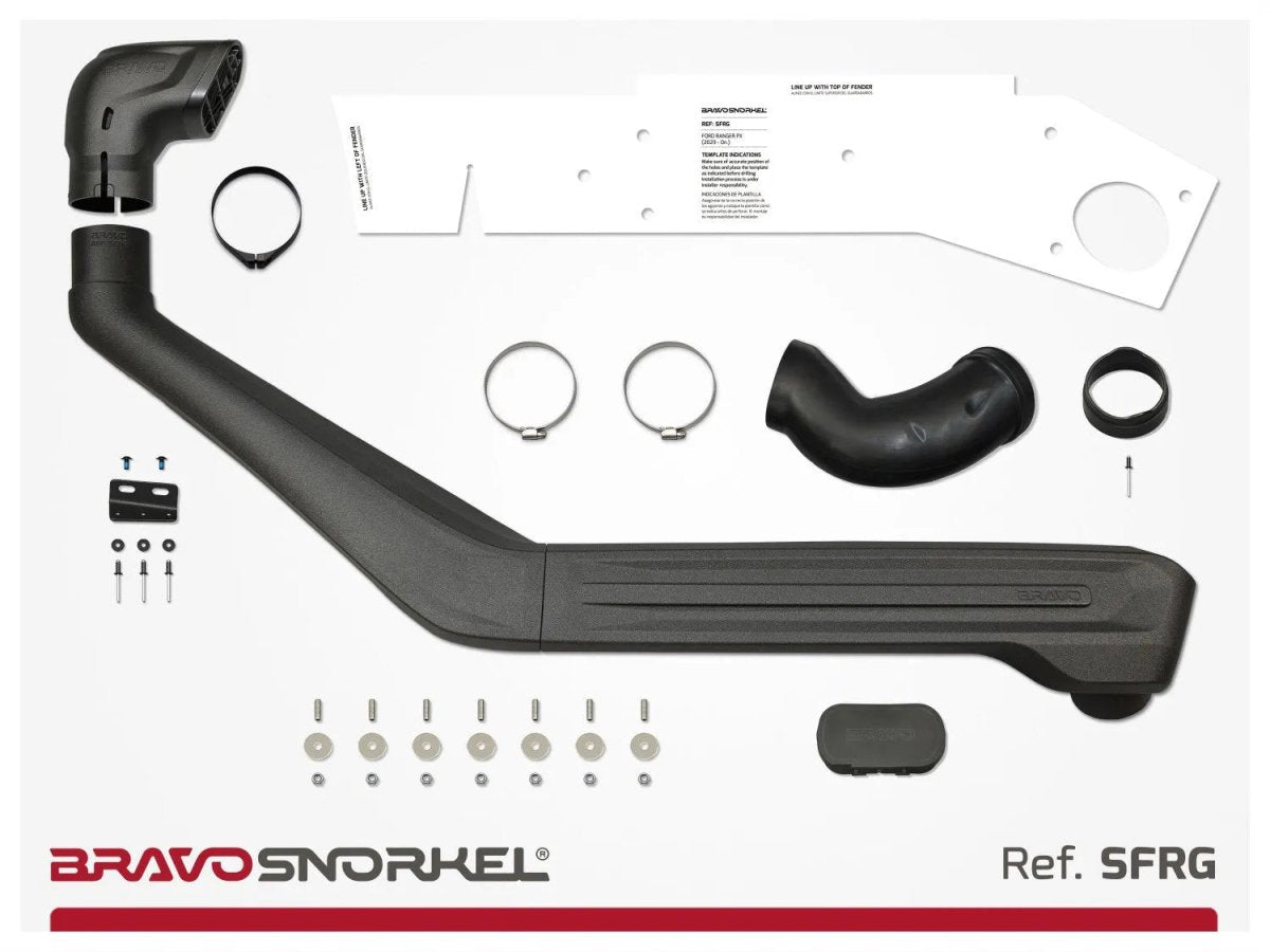 Snorkel Ford Ranger/Raptor 2023+ | BRAVO SNORKEL - Ford Ranger/Raptor 2023+
