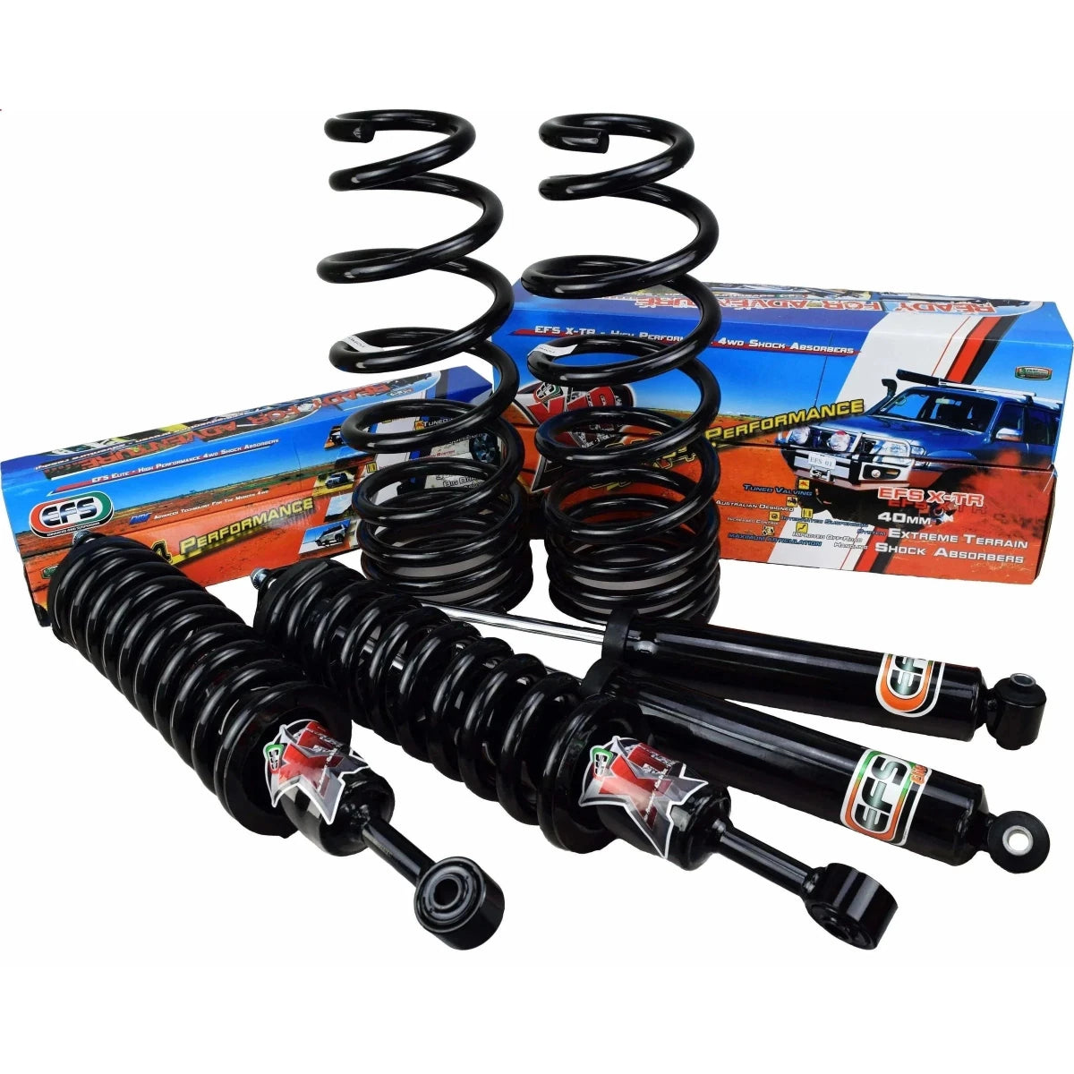 Kit de Suspension EFS4X4 | JEEP Grand Cherokee WH/WK 2005-2010 | +40mm Rehausse -