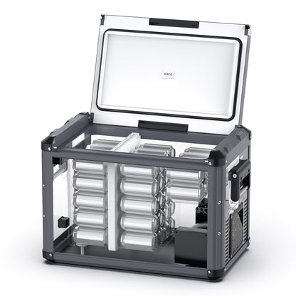Refrigerateur/Congelateur ICECO 45L Double Compartiments - Gris - BYD Shark 2024+
