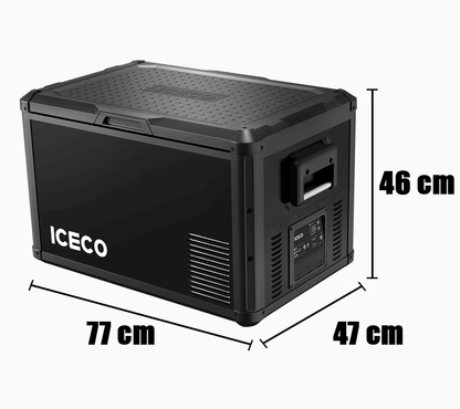 Réfrigérateur Congélateur ICECO VL60PROS 60L - Gris - BYD Shark 2024+