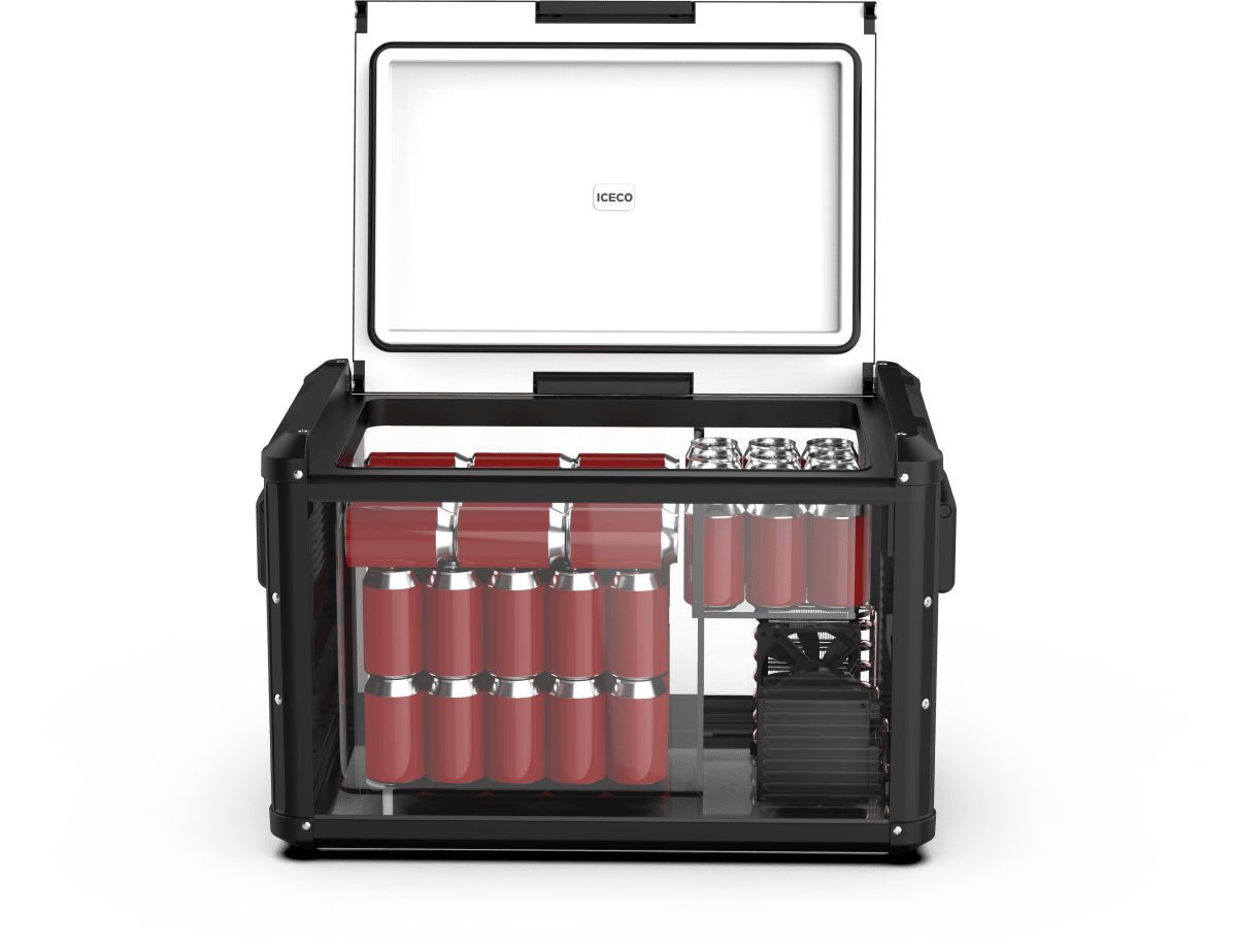 Réfrigérateur Congélateur ICECO VL60PROS 60L - Vert Olive - BYD Shark 2024+