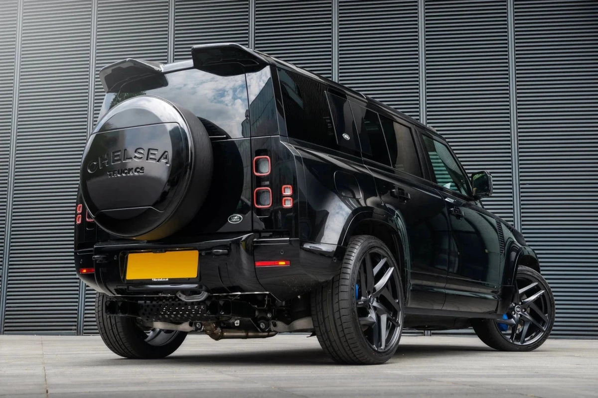 Échappement Quad Gloss Black KAHN pour Defender 110 V8 (2020+) - Defender 110
