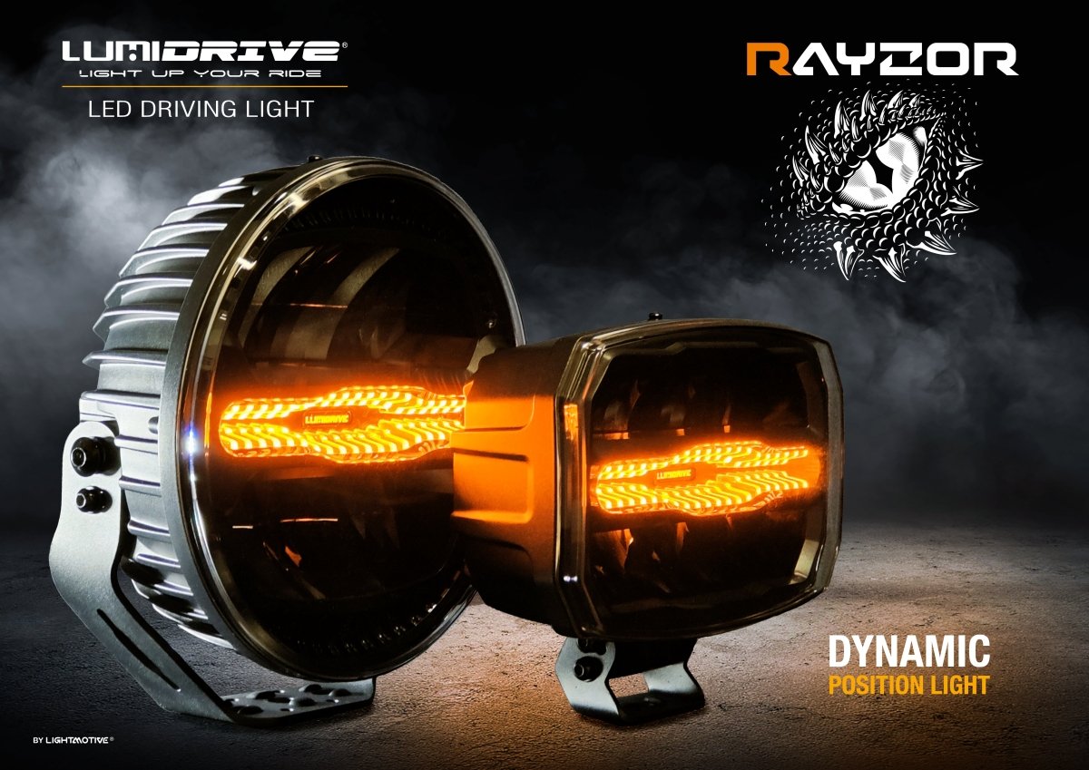 Feu Longue Portée LED Lumidrive Rayzor 9 – Puissance & Style - BYD Shark 2024+