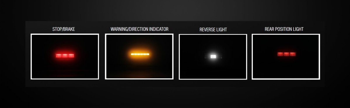LUMIDRIVE ADVERTISOR Intégré - Feu LED Signalisation Arrière Étanche - BYD Shark 2024+