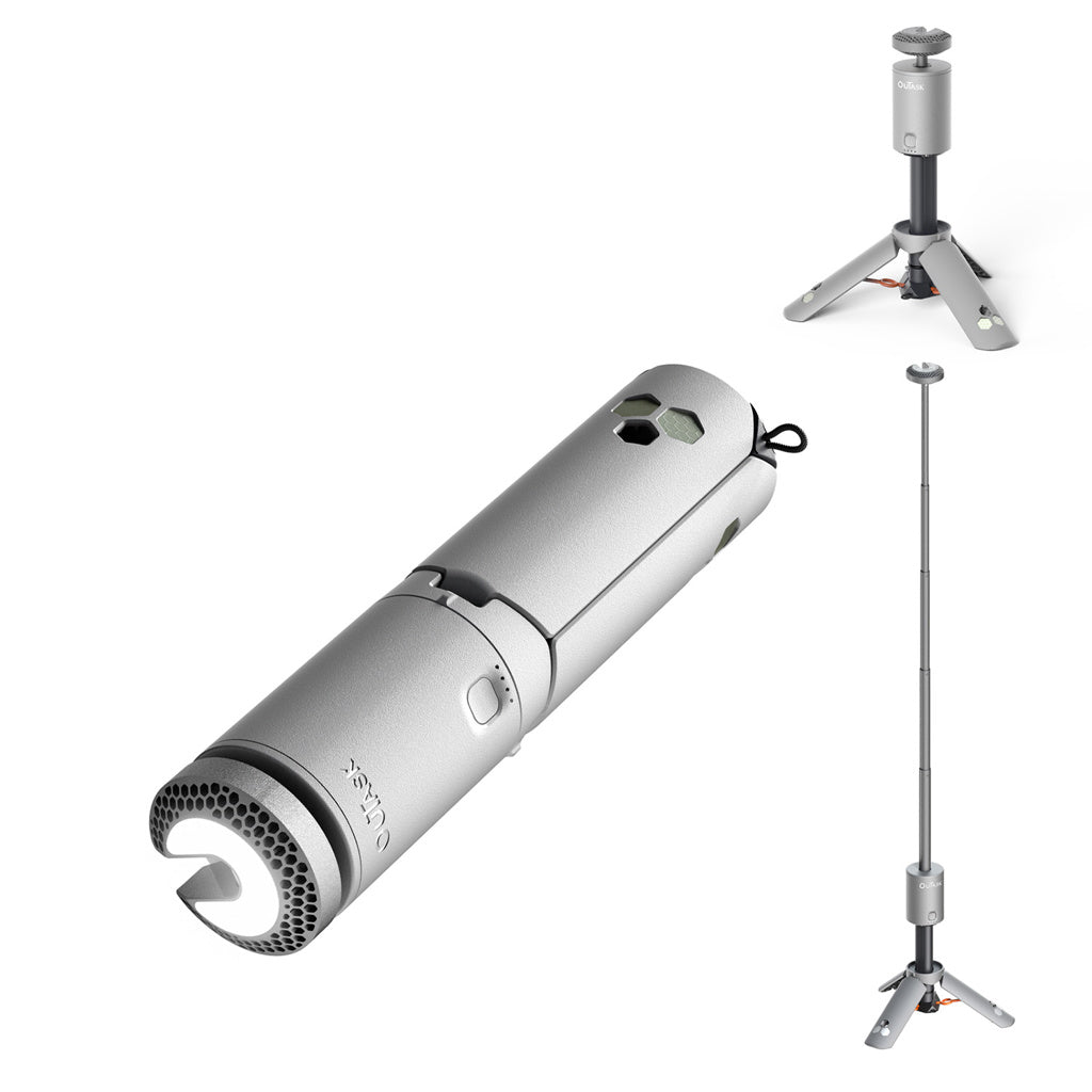 OuTask Lampe Télescopique LED Outdoor 720° - Jaune Désert - BYD Shark 2024+