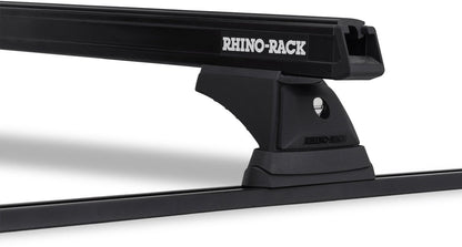 Kit 2x Barres de Toit 1260mm + RCH Trackmount - RHINO-RACK - Nissan Navara D22