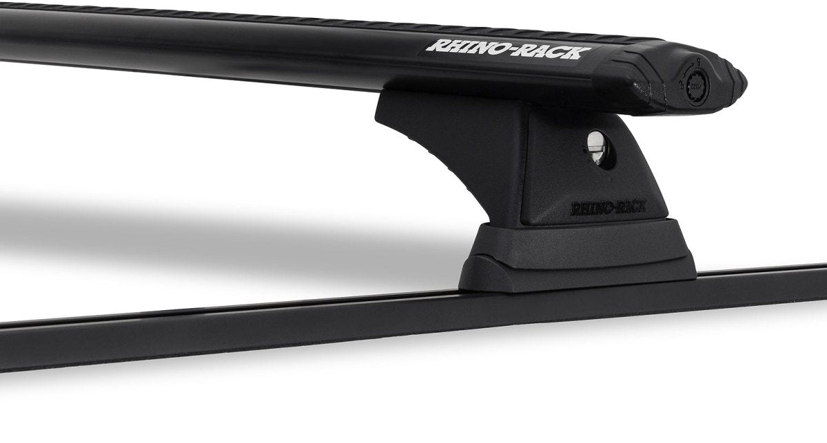 Kit 2x Barres de Toit 1260mm + RCH Trackmount - RHINO-RACK - Nissan Navara D22