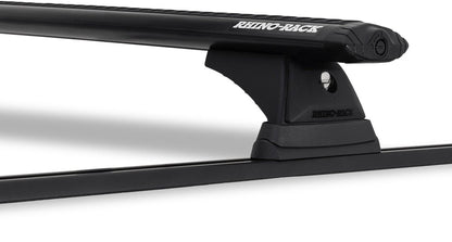 Kit 2x Barres de Toit 1260mm + RCH Trackmount - RHINO-RACK - Nissan Navara D22