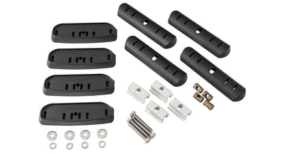 Kit 2x Barres de Toit 1260mm + RCH Trackmount - RHINO-RACK - Nissan Navara D22