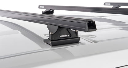 Kit 3 barres de toit noire Heavy Duty 1800mm avec pieds RLTP Ford Transit 2014+ - RHINO-RACK -