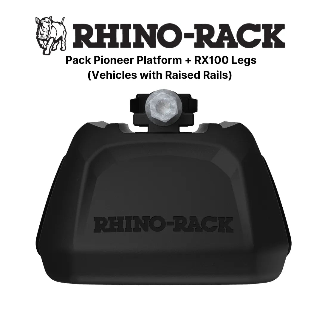 Kit Galerie de Toit 1500x1240mm sur Barres Longitudinales - RHINO-RACK - Mitsubishi Pajero 1996-2007