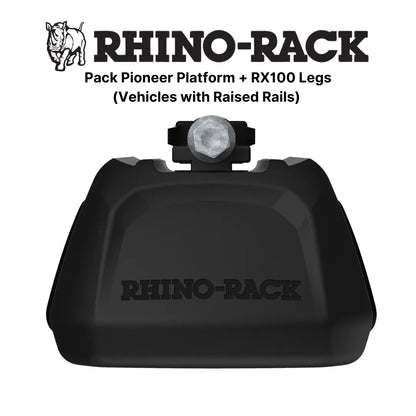 Kit Galerie de Toit 1500x1240mm sur Barres Longitudinales - RHINO-RACK - Mitsubishi Pajero 1996-2007
