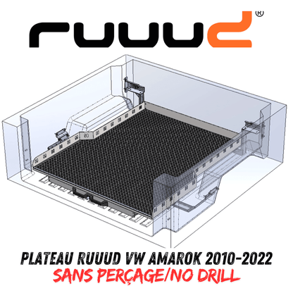 Plateau Coulissant RUUUD VW Amarok 2010-2022 Double Cab - VW Amarok 2011-2022