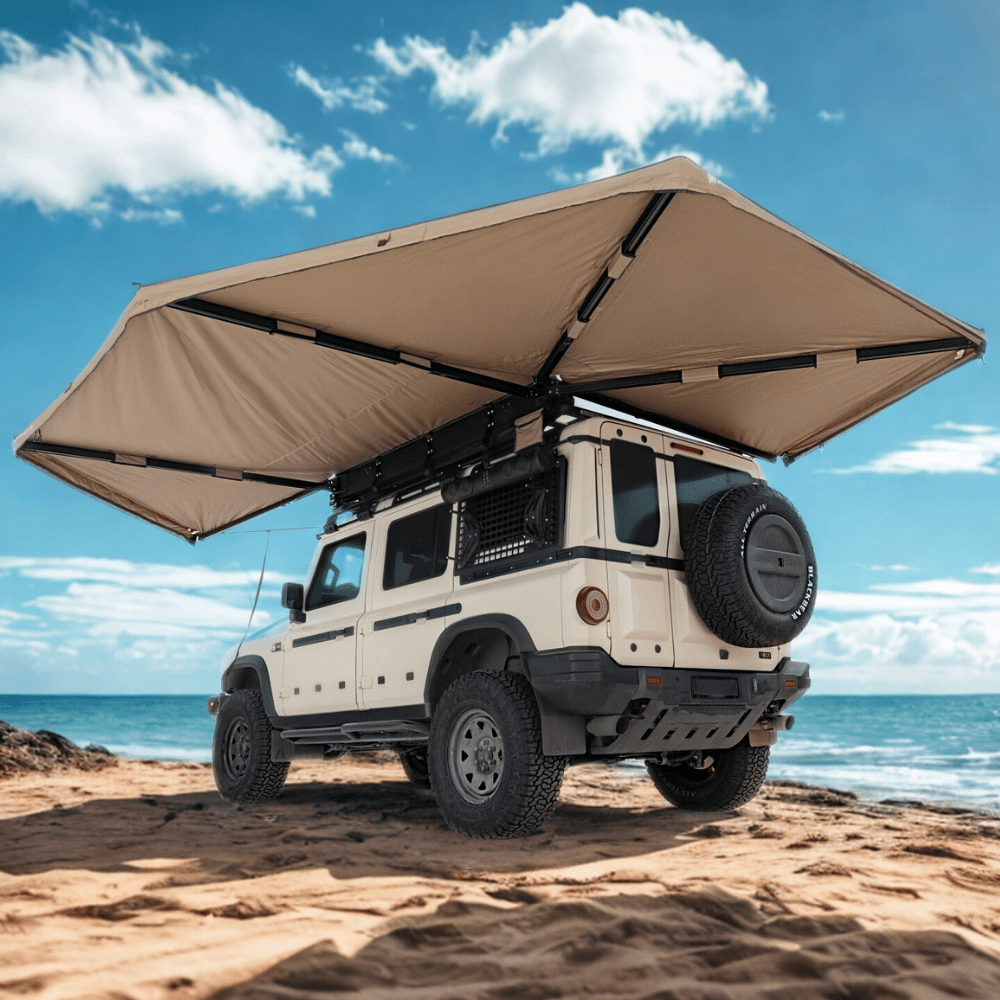 Pack Auvent 270° Auto-portant + Parois | Batwing Côté Gauche - RHINO-RACK - BYD Shark 2024+