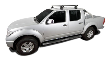 Kit 2 barres de toit Heavy Duty noire 1375mm série 2500 Nissan Navara D40 (RX) 2005-2015 - RHINO-RACK - Nissan Navara D40