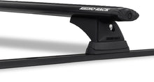 Kit 2 barres de toit noire 1065mm RCH Trackmount Heavy Duty Toyota Hilux 1988-1997 - RHINO-RACK -