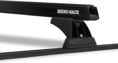 Kit 2 barres de toit noire 1250mm Heavy Duty RCH Trackmount Toyota Hilux Revo 2015+ - RHINO-RACK - Toyota Hilux 2016+