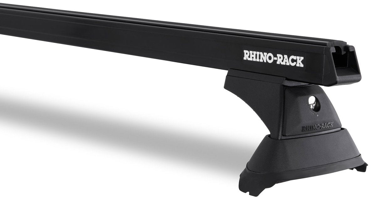 Kit 3 barres de toit noire 1650mm Heavy Duty avec pieds RCH Toyota Hiace Gen VI 2019+ - RHINO-RACK -
