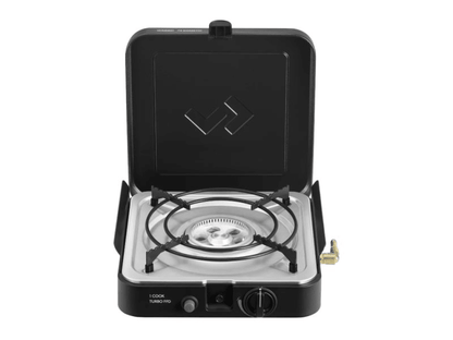 Réchaud portable à gaz 1 brûleur avec plaque plancha Cadac 1 Cook Turbo FFD - BYD Shark 2024+