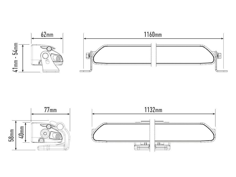 LAZER LAMPS Linear-42 — Barre LED 15750 lm - BYD Shark 2024+