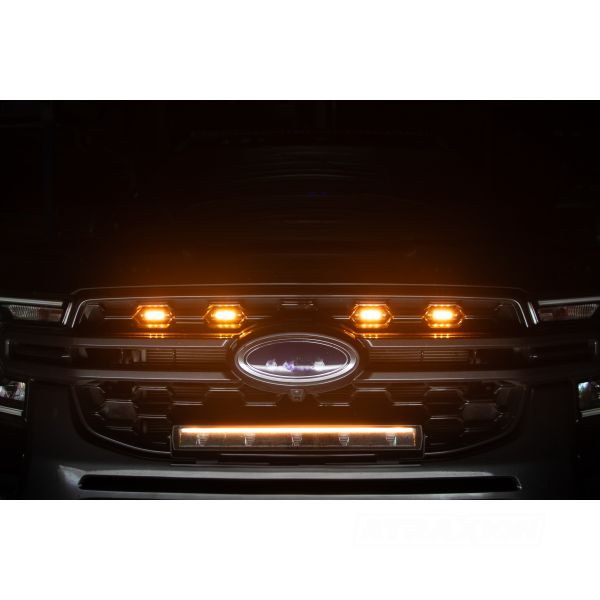 Shadow Vision LED sur Calandre Avant Ford Ranger 2022+ PLATINUM | EEZEE POWER - Ford Ranger PHEV 2025+