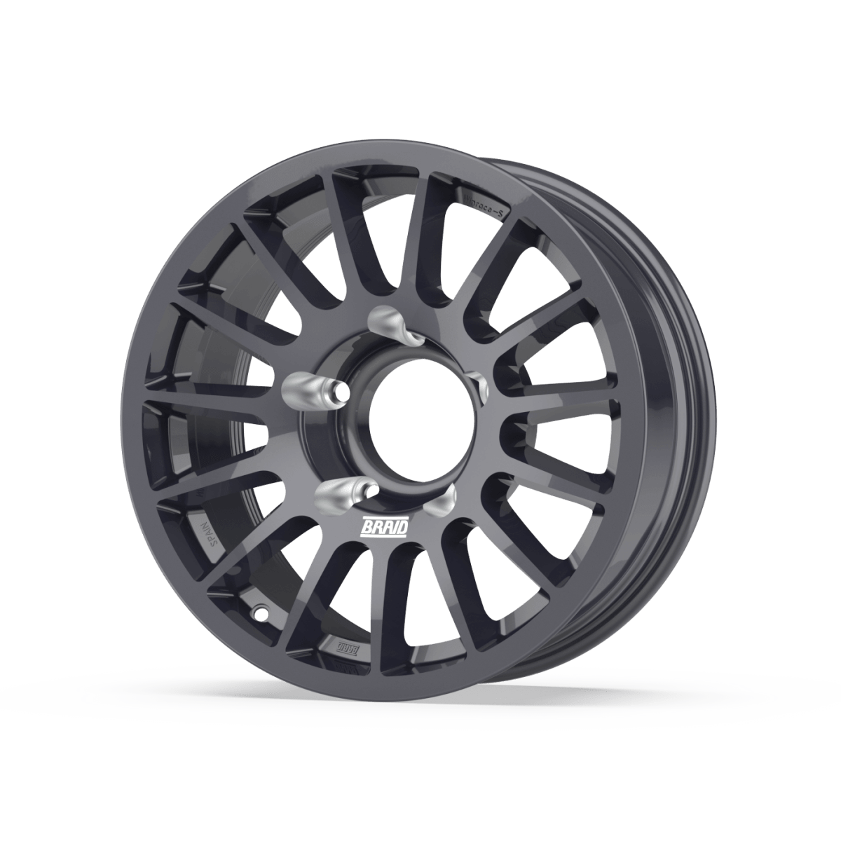 Jante Alu BRAID Winrace S Noire 8x17 6x139.7 ET20 - Mitsubishi Pajero 2011-Present