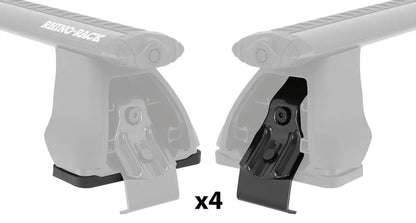 Kit 2x Barres de toit Vortex Ford Ranger 2023+ Super Cab (sur Gouttieres) - RHINO-RACK - Ford Ranger/Raptor 2023+