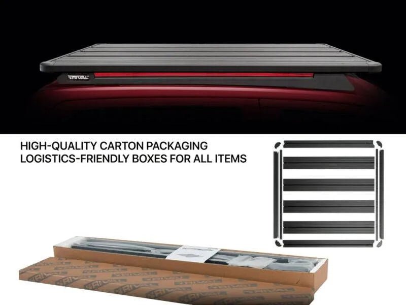 Galerie de toit 1430 x 1235mm pour Ford Ranger/Raptor 2023+ RIVAL 4x4 - Ford Ranger PHEV 2025+