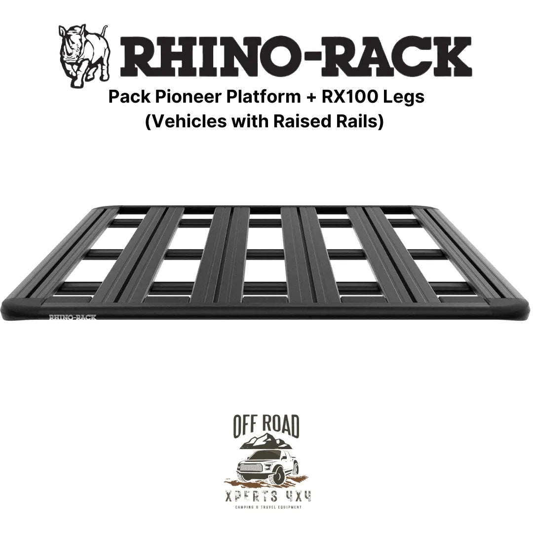 Kit Galerie de Toit 1500x1240mm sur Barres Longitudinales - RHINO-RACK - Mitsubishi Pajero 1996-2007