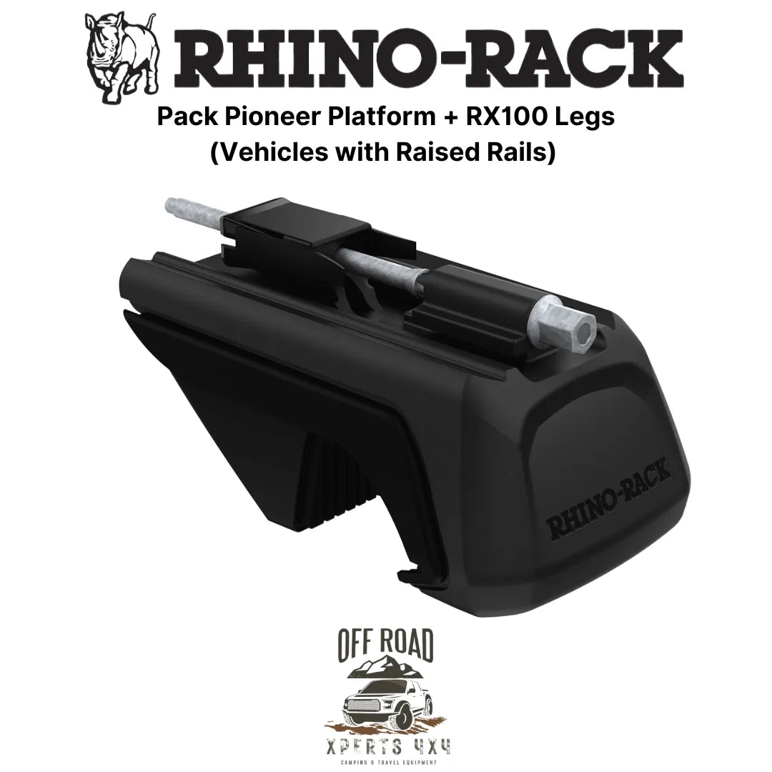 Kit Galerie de Toit 1500x1240mm sur Barres Longitudinales - RHINO-RACK - Mitsubishi Pajero 1996-2007