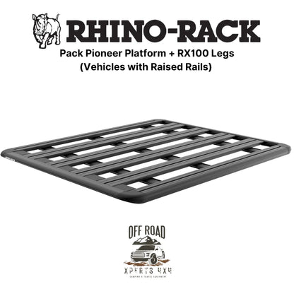 Kit Galerie de Toit 1500x1240mm sur Barres Longitudinales - RHINO-RACK - Mitsubishi Pajero 1996-2007