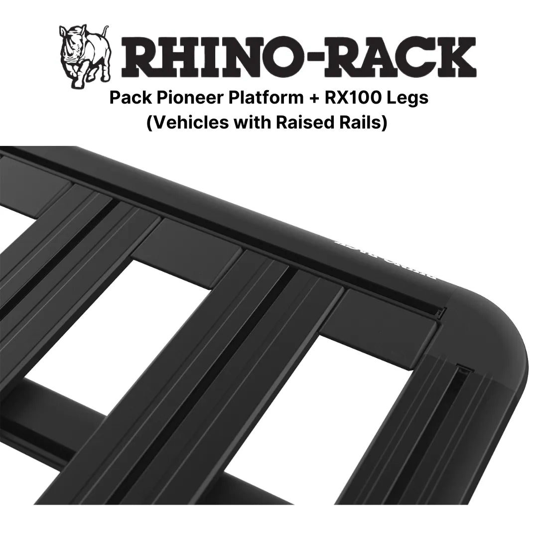 Kit Galerie de Toit 1900x1240mm sur Barres Longitudinales - RHINO-RACK - Mitsubishi Pajero 1996-2007