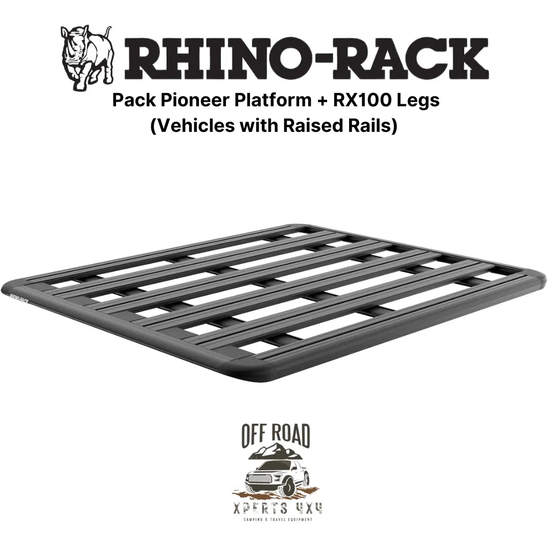 Kit Galerie de Toit 1900x1240mm sur Barres Longitudinales - RHINO-RACK - Mitsubishi Pajero 1996-2007