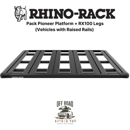 Kit Galerie de Toit 1900x1240mm sur Barres Longitudinales - RHINO-RACK - Mitsubishi Pajero 1996-2007