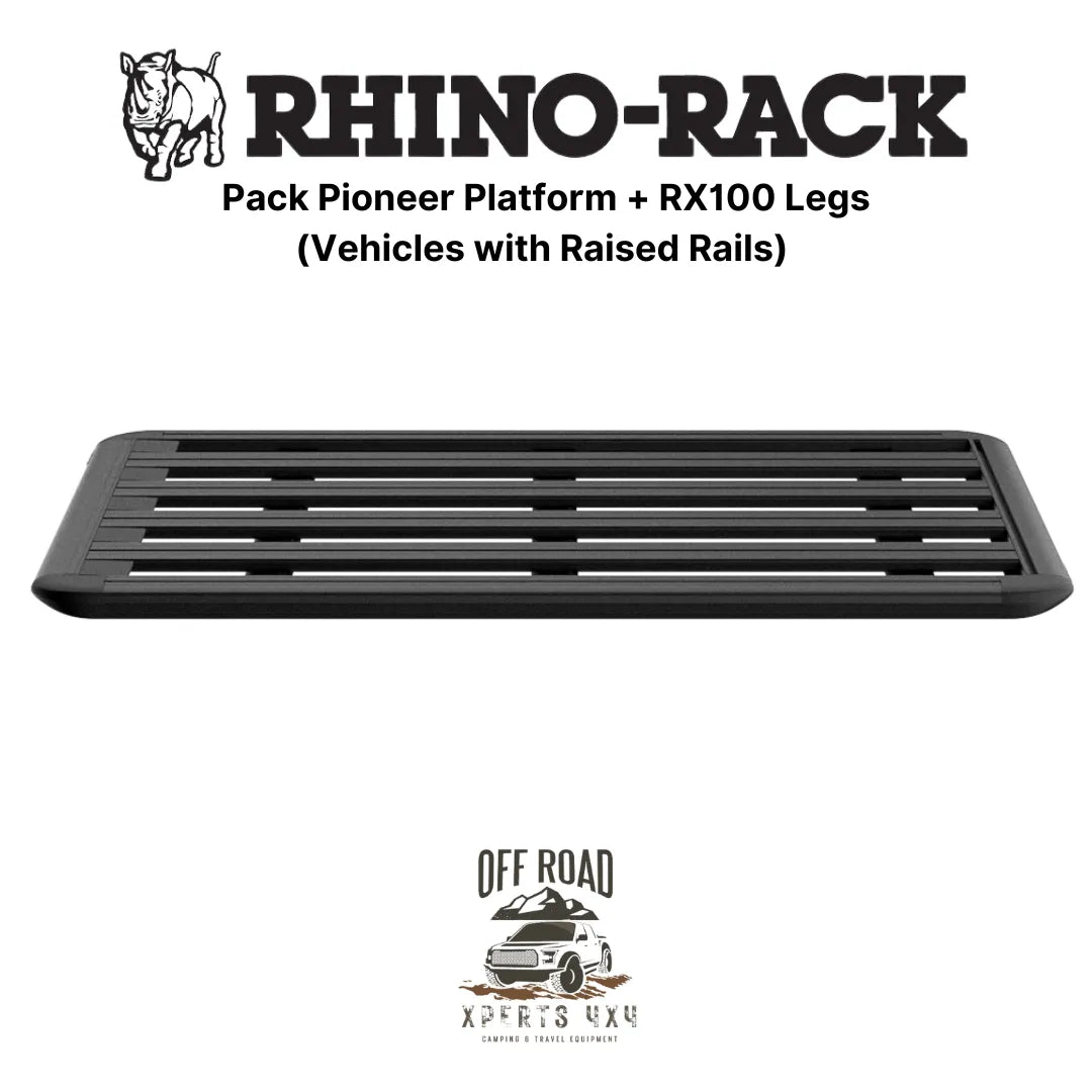 Kit Galerie de Toit 1900x1240mm sur Barres Longitudinales - RHINO-RACK - Mitsubishi Pajero 1996-2007