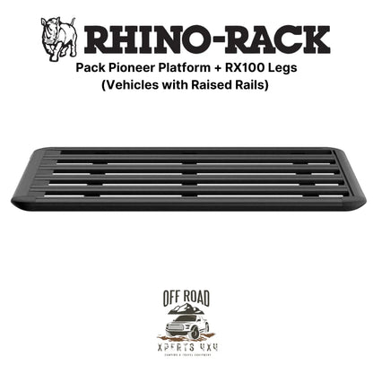 Kit Galerie de Toit 1900x1240mm sur Barres Longitudinales - RHINO-RACK - Mitsubishi Pajero 1996-2007