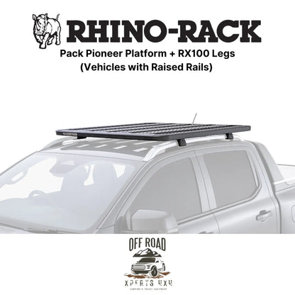 Kit Galerie de Toit 1900x1240mm sur Barres Longitudinales - RHINO-RACK - Mitsubishi Pajero 1996-2007