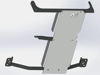 Ski de protection boîtes vitesses et transfert en aluminium de 8mm pour Toyota VZJ95 N4-Offroad - Toyota KZJ/KDJ 90/95