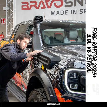 Snorkel Ford Ranger Raptor 2023 à Présent 3.0L PETROL - BRAVO SNORKEL - Ford Ranger/Raptor 2023+