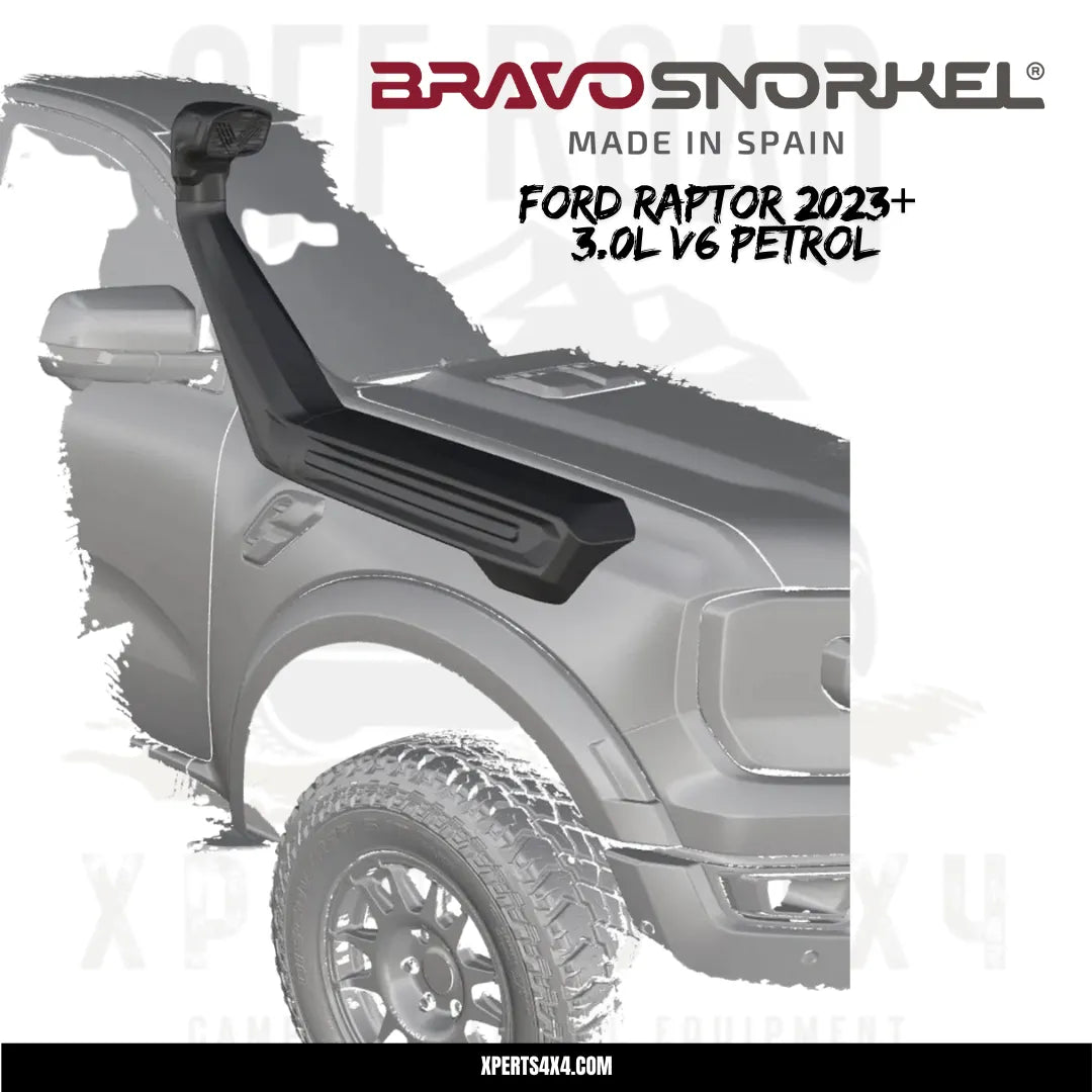 Snorkel Ford Ranger Raptor 2023 à Présent 3.0L PETROL - BRAVO SNORKEL - Ford Ranger/Raptor 2023+