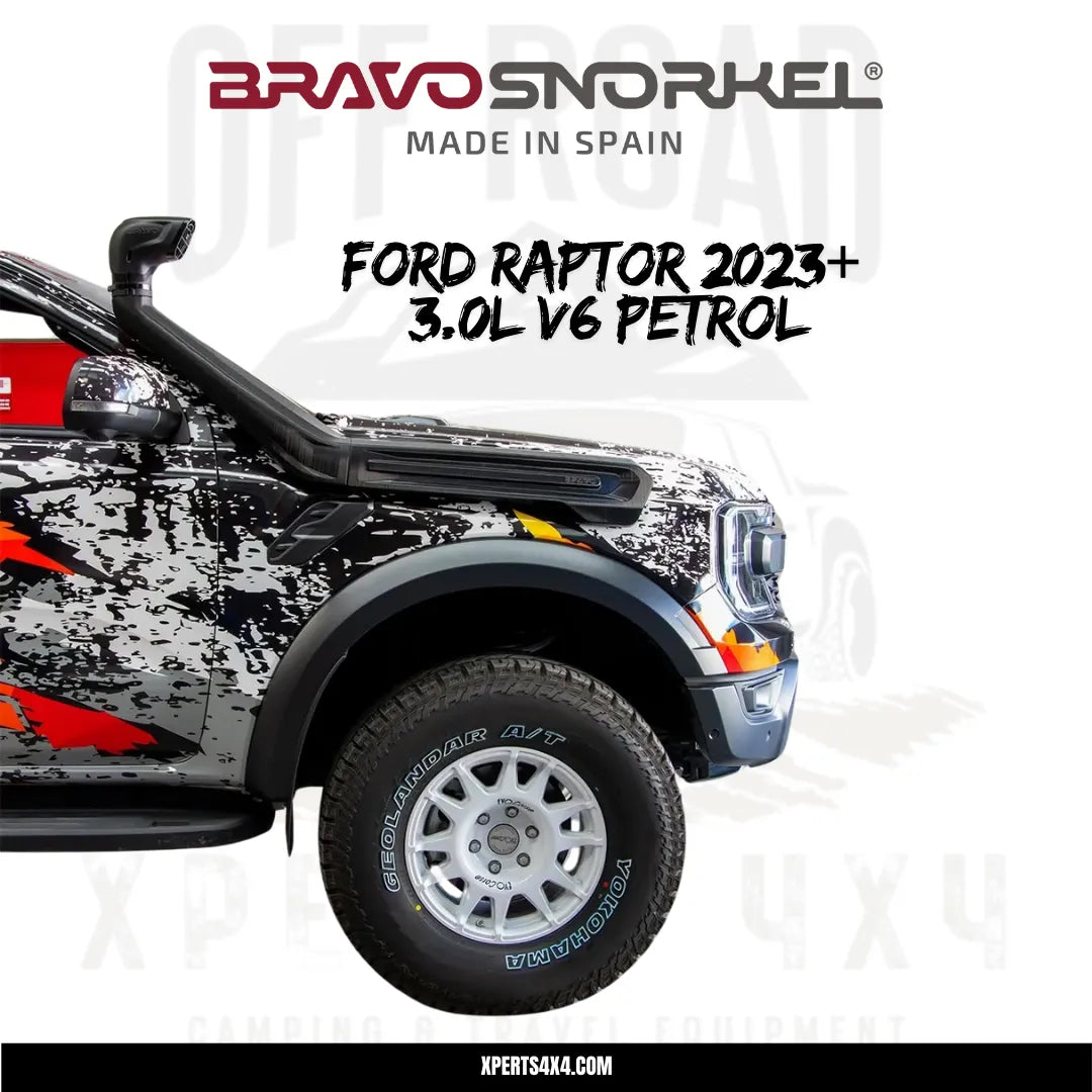 Snorkel Ford Ranger Raptor 2023 à Présent 3.0L PETROL - BRAVO SNORKEL - Ford Ranger/Raptor 2023+