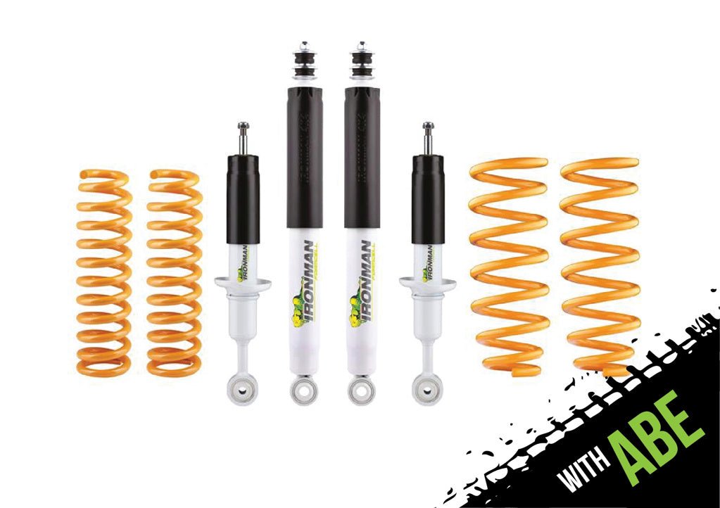 Kit de Suspension | Nissan Navara NP300 (2015+) | Foam Cell - Charge Extra-Constante - avec correction de chasse | IRONMAN4X4 - Nissan Navara D23
