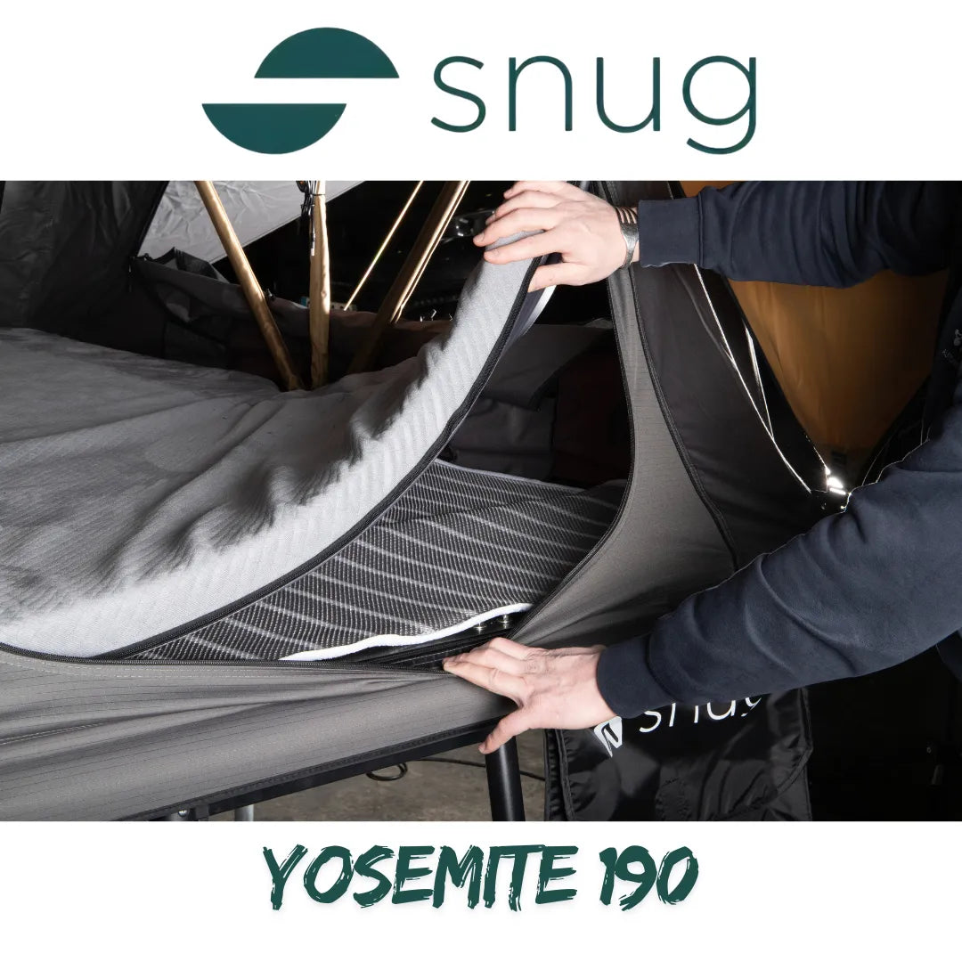 Tente de toit Souple SNUG YOSEMITE 190 (190 x 310 x 126 cm) - BYD Shark 2024+