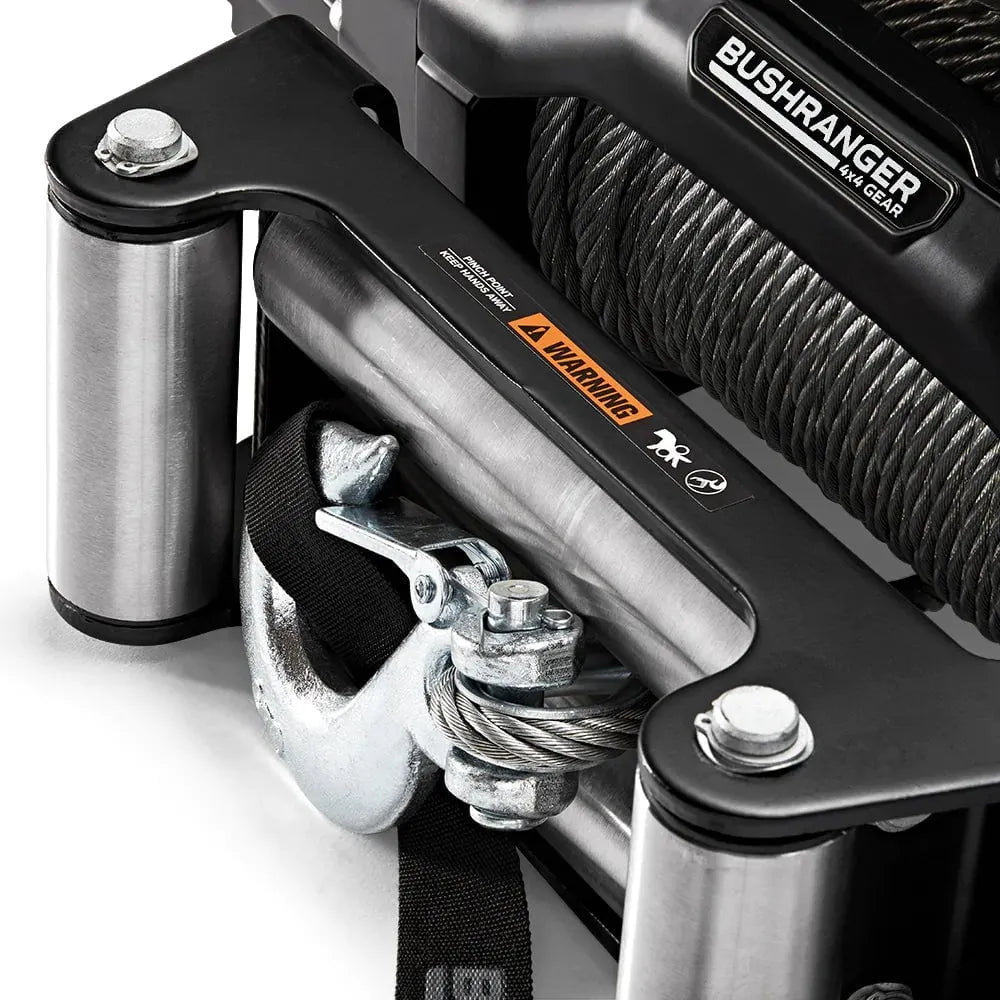 Treuil COVERT 10 Bushranger | 12V | 4536 KG | Acier - BYD Shark 2024+